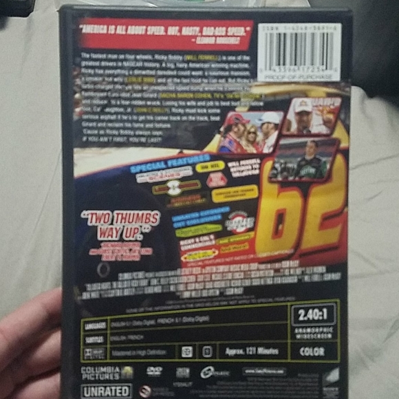 DVD... TALLADEGA NIGHTS... widescreen - Picture 2 of 3